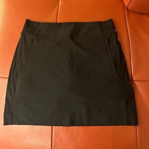 Athleta Black Skort Skirt with Shorts Size 4